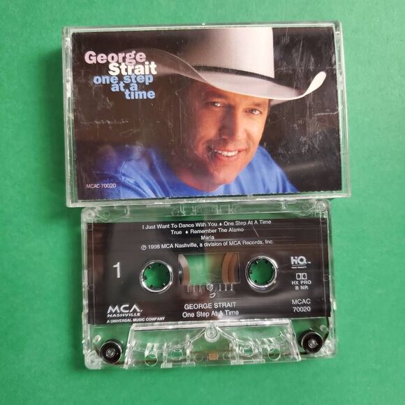 George Strait One Step at a Time Cassette 1998 MCA - Picture 1 of 2